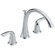 Delta Lahara Double Handle Deck Mount Roman Tub Faucet Lever Handle