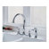 Delta Vessona Two Handle Centerset Kitchen Faucet with Spray