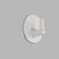 Delta Universal Showering Components Clear Volume HandShower Faucet Trim 