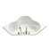 Kohler ProFlex 54 x 54 Corner Whirlpool Bath Tub in White with Heater