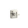Kohler Pinstripe Valve Trim with Pure Design Cross Handle For Transfer Valve, Requires Valve