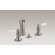 Kohler Bancroft Double Handle Vertical Spray Bidet Faucet