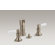Kohler Bancroft Double Handle Vertical Spray Bidet Faucet