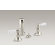 Kohler Bancroft Double Handle Vertical Spray Bidet Faucet