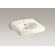 Kohler Brenham Wall-Mounted or Concealed Carrier Arm Mounted Commercial Bathroom Sink with Single Faucet Hole