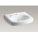 Kohler Pinoir Bathroom Sink Basin with Single Faucet Hole and Left-Hand Soap/Lotion Dispenser