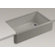 Kohler Whitehaven Self-Trimming 35.69" x 21.56" x 9.63" Under-Mount Single-Bowl Sink with Tall Apron