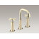 Kohler Purist Widespread Bathroom Faucet with Double High Cross Handles