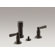 Kohler Bancroft Double Handle Vertical Spray Bidet Faucet