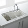 Kohler Indio Undermount 2-Hole Offset Double Bowl Kitchen Sink