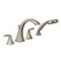 Moen Voss Double Handle Deck Mount Roman Tub Faucet Trim with Handshower