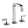 Hansgrohe Axor Citterio Widespread Bathroom Faucet with Double Lever Handles