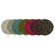 Jovi Home Bamboo Viscose Bubble Round Bath Mat in Fuchsia