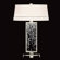 Fine Art Lamps Cascades One Light Table Lamp in Silver Leaf