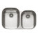 Franke Enhanced 31" Regatta Stainless Steel Double Bowl Kitchen Sink