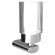 Hansa HansaRonda Tumbler Holder with Clear Glass in Chrome