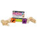 Four Paws Lil Ruffs Puppy Blocks and Rope with Ribbed Center Dog Toy