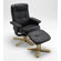 CleverFurn Relaxsessel "Espagna" in Schwarz / Natur