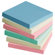 Sparco Products Adhesive Notes, 3"x3", 12-Pack, 100 Sheets/Pad, Assorted Pastel