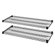 Lorell 2-Extra Industrial Wire Shelves, 36" x 24", Black