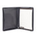 Hartmann Capital Leather Zip Executive Writing Folio in Black