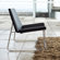Luxo by Modloft Earl Leather Lounge Chair