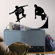 Room Mates Skaters Chalkboard Peel and Stick Wall Decal