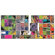 Room Mates Art of Board Circle Inside Square Peel and Stick Giant Wall Decals