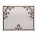 Minuteman International Weston Leaf Wrought Iron Fireplace Screen