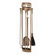 Minuteman International 4 Piece Arts and Crafts Wrought Iron Fireplace Tool Set