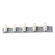 George Kovacs by Minka Lava Tube Five Light Bath Vanity in Brushed Nickel