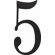 Atlas Homewares 6" The Traditionalist House Numbers