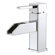 Water Creation Single Hole Square Bathroom Faucet with Single Handle