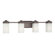Metropolitan by Minka Four Light Bath Vanity in Dark Brushed Bronze
