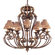 Metropolitan by Minka Zaragoza Twelve Light Chandelier in Golden Bronze with Optional Shades
