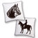 Naked Decor Horse Reversible Pillow