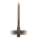 LBL Lighting Monorail Soft Feeder Coax and Adapter in Satin Nickel