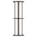 LBL Lighting Modular Tubular 25W Large Two Light Outdoor Wall Sconce in Bronze