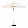 California Umbrella 9' Fiberglass Market Umbrella with Pulley