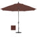 California Umbrella 11' Fiberglass Market Collar Tilt Umbrella