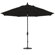 California Umbrella 11' Fiberglass Market Collar Tilt Umbrella