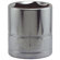 GREAT NECK 1" X 1/2" Drive 6 Point Socket Standard SK40 