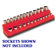 Mechanics Time Saver Soc Hol 1/4 Mag R Red
