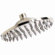 Pegasus Sunflower Shower Head with Easy Clean Jets