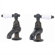 Elizabethan Classics Bathroom Faucet Set with Metal Porcelain Handles