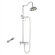Elizabethan Classics Clawfoot Tub Shower Faucet with Handshower and Metal Lever Handles Set