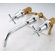 Belle Foret Ulm Wall Mounted Bathroom Sink Faucet with Double Cross Handles