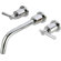 Belle Foret Ulm Wall Mounted Bathroom Sink Faucet with Double Lever Handles