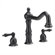 Belle Foret Double Handle Deck Mount Roman Tub Faucet Metal Lever Handle