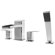 Price Pfister Kenzo Hand shower Roman Tub Faucet with Trim